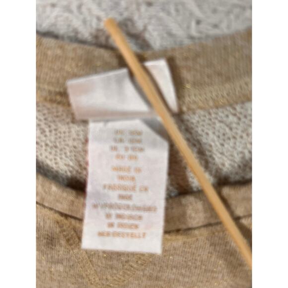 Maggie & Zoe Gold & Tan Dress with Ribbon - 12 Months Ribbon Embroidery - Picture 9 of 12